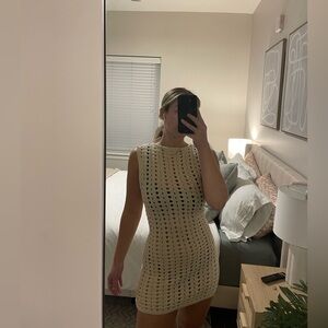 Knit dress / bathing suit cover/up